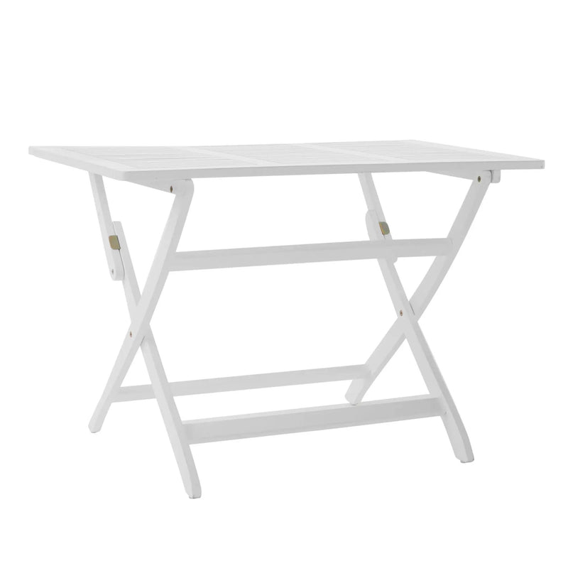Blissique Outdoor Foldable Wood Dining Table With Slat Design by HouseOfZazla