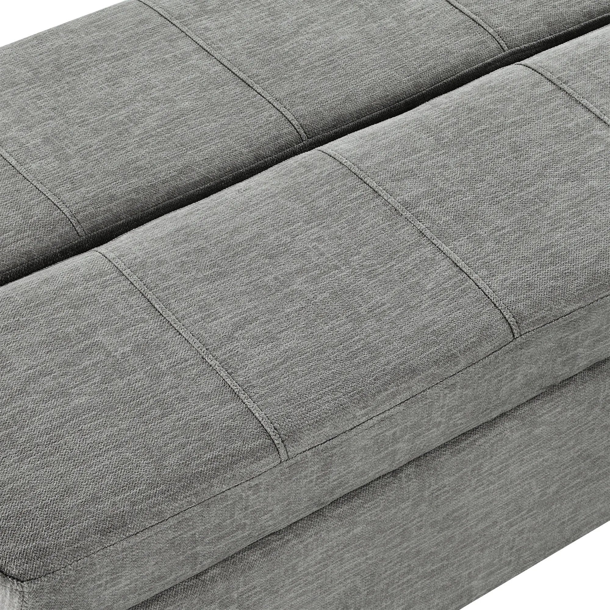 Twin Size Folding Ottoman Sleeper Bed With Mattress Convertible Guest Bed
