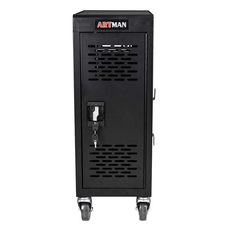 16 Bay Mobile School Charging Cart Station For book, Tablet And Laptop Computer With Power Strip Included by HouseOfZazla