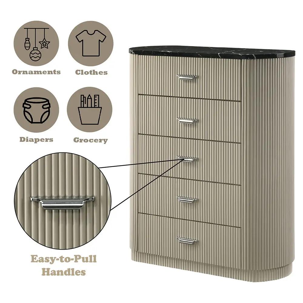 Travonte - Chest - Gray / Beige by Unique Piece Furniture