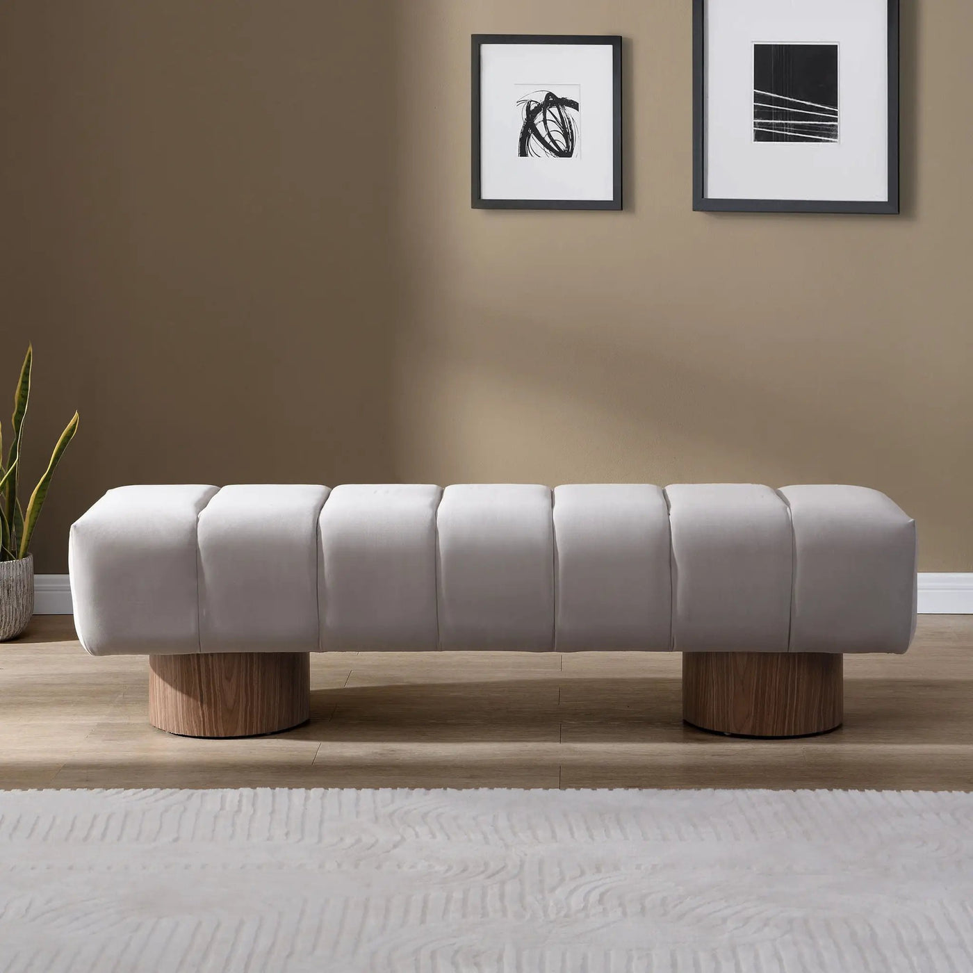 Upholstered Dining Bench For Dining Room by HouseOfZazla