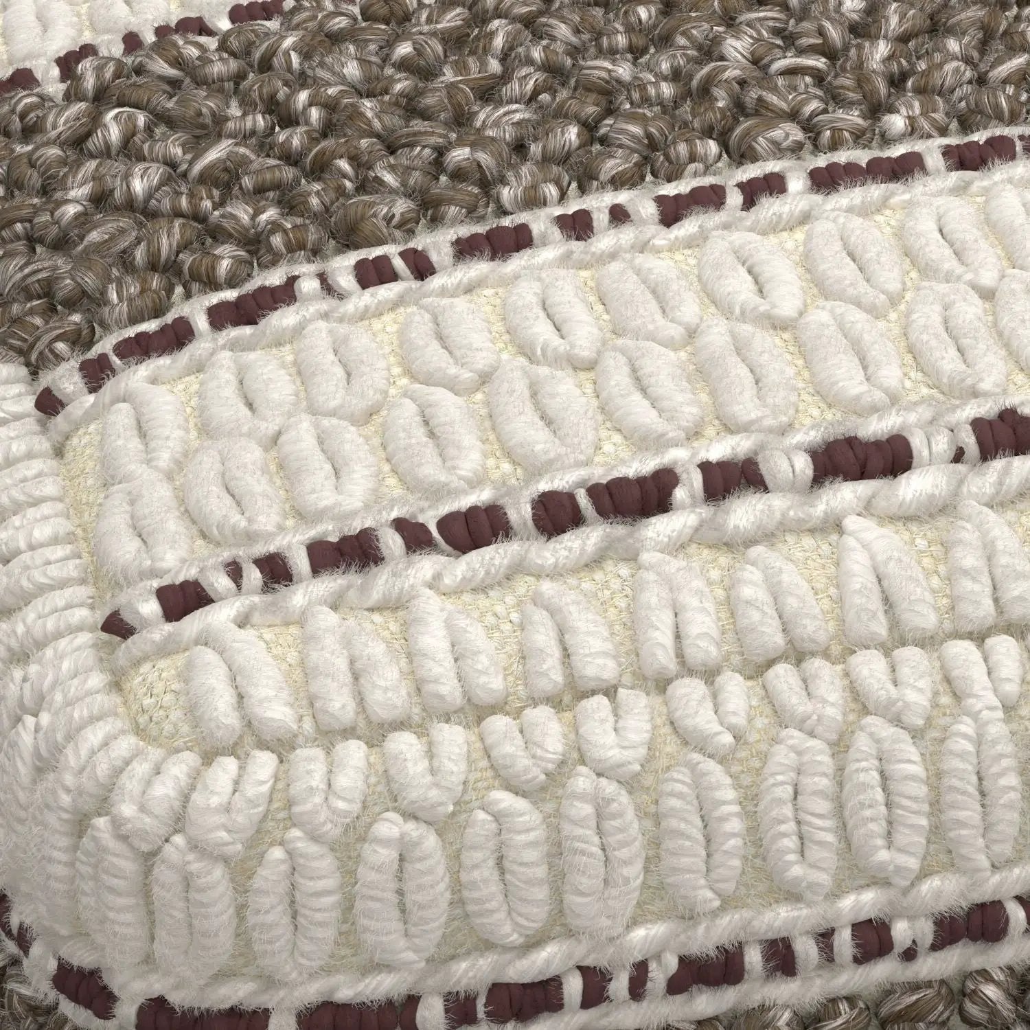 Grady - Handcrafted Square Pouf by Unique Piece Furniture