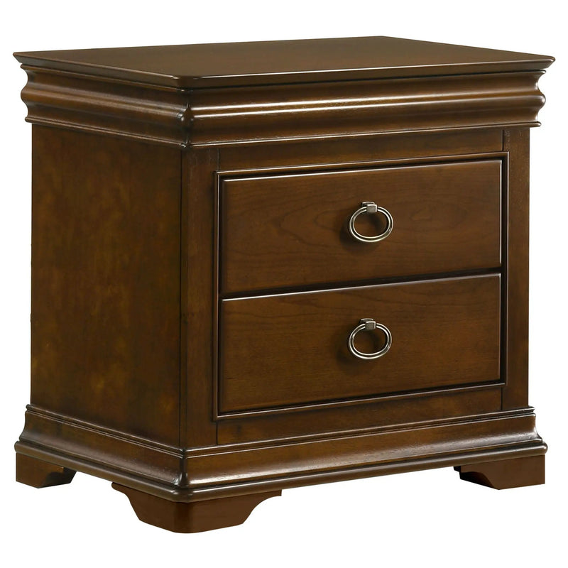 Garland 5-piece Eastern King Bedroom Set Brown Cherry by Unique Piece Furniture