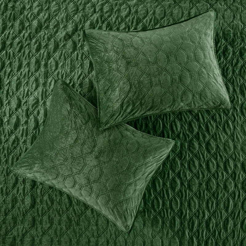 3 Piece Velvet Quilt Set by HouseOfZazla