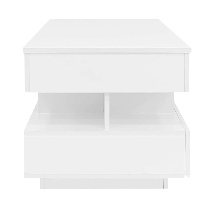 Multi Functional Lift Top Coffee Table With 2 Drawers by HouseOfZazla