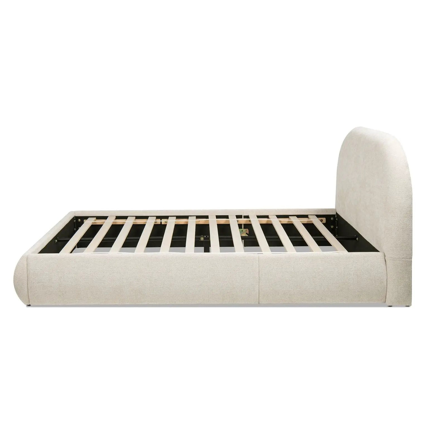 Archie Puffy Grounded - Upholstered Platform Bed by HouseOfZazla