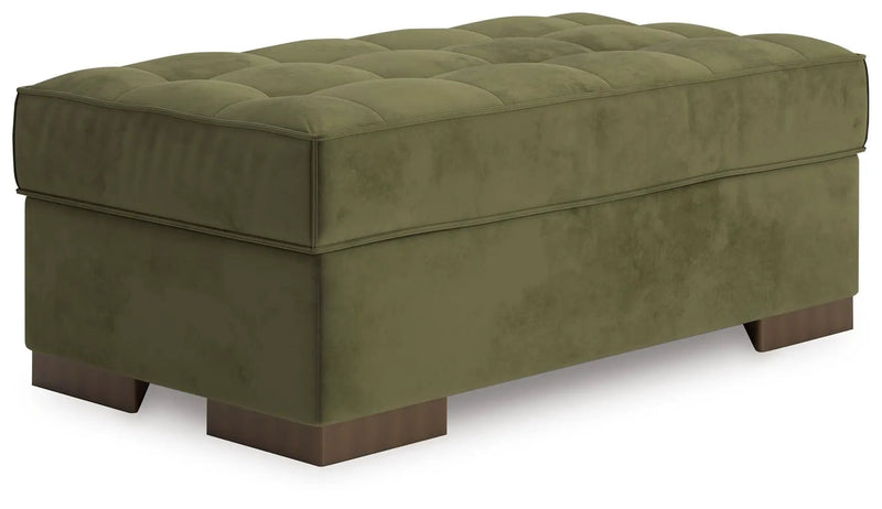 Caspian-Town - Oversized Accent Ottoman - Olive by Unique Piece Furniture