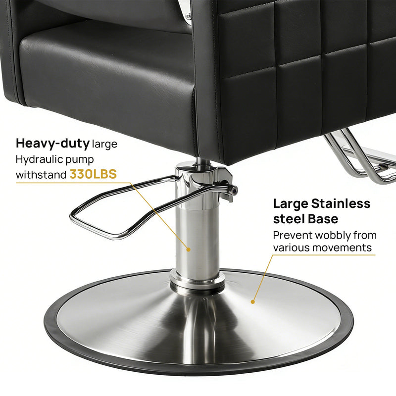 Black Salon Stylist Chair for Home, photo 3 of 6