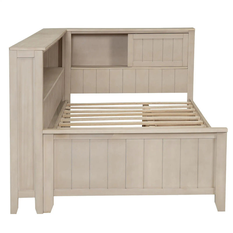Daybed With Storage Shelves And 3 Drawers by HouseOfZazla