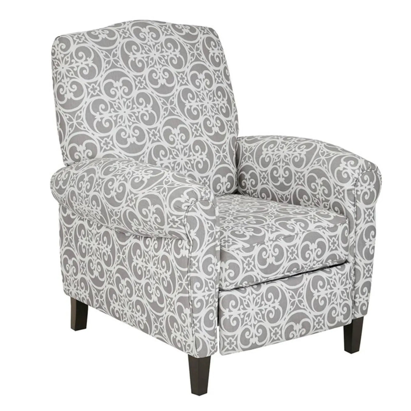 Kirby Transitional Push Back Recliner Chair by HouseOfZazla