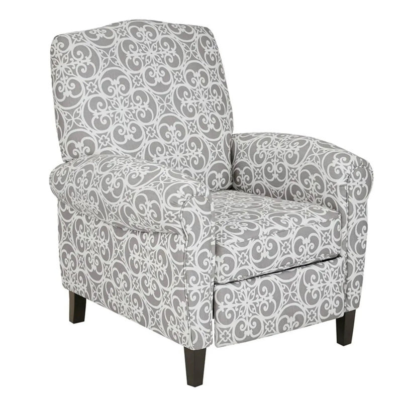 Kirby Transitional Push Back Recliner Chair by HouseOfZazla