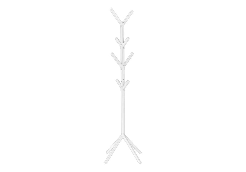 Coat Rack, Hall Tree, Freestanding, 8 Hooks, Entryway, Contemporary & Modern by HouseOfZazla