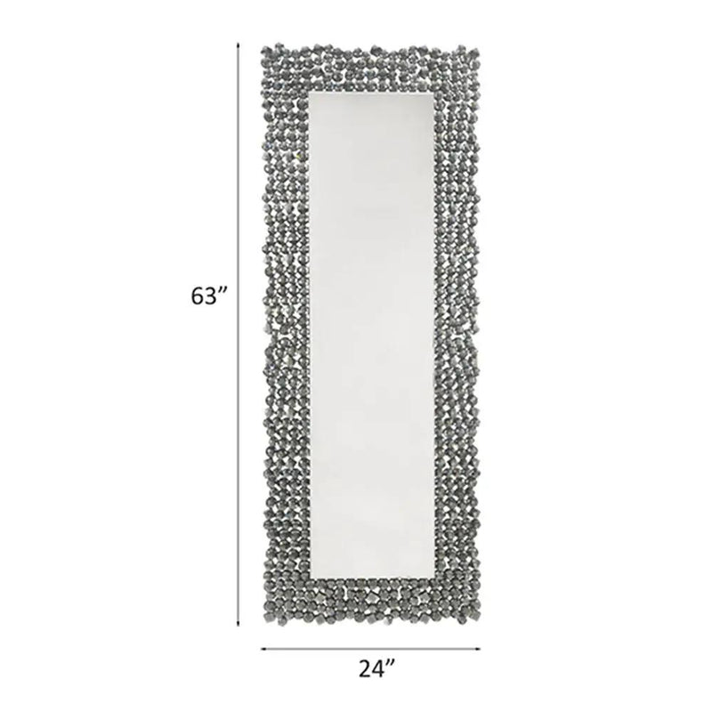 Kachina - 63" Accent Mirror - Mirrored & Faux Gems by Unique Piece Furniture
