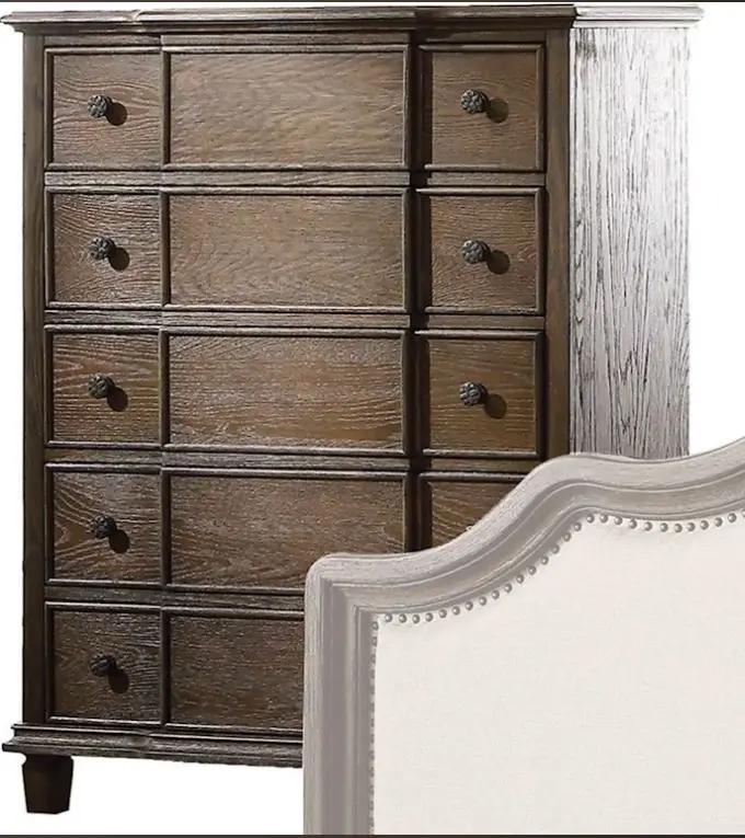 Baudouin - Weathered Chest - Oak