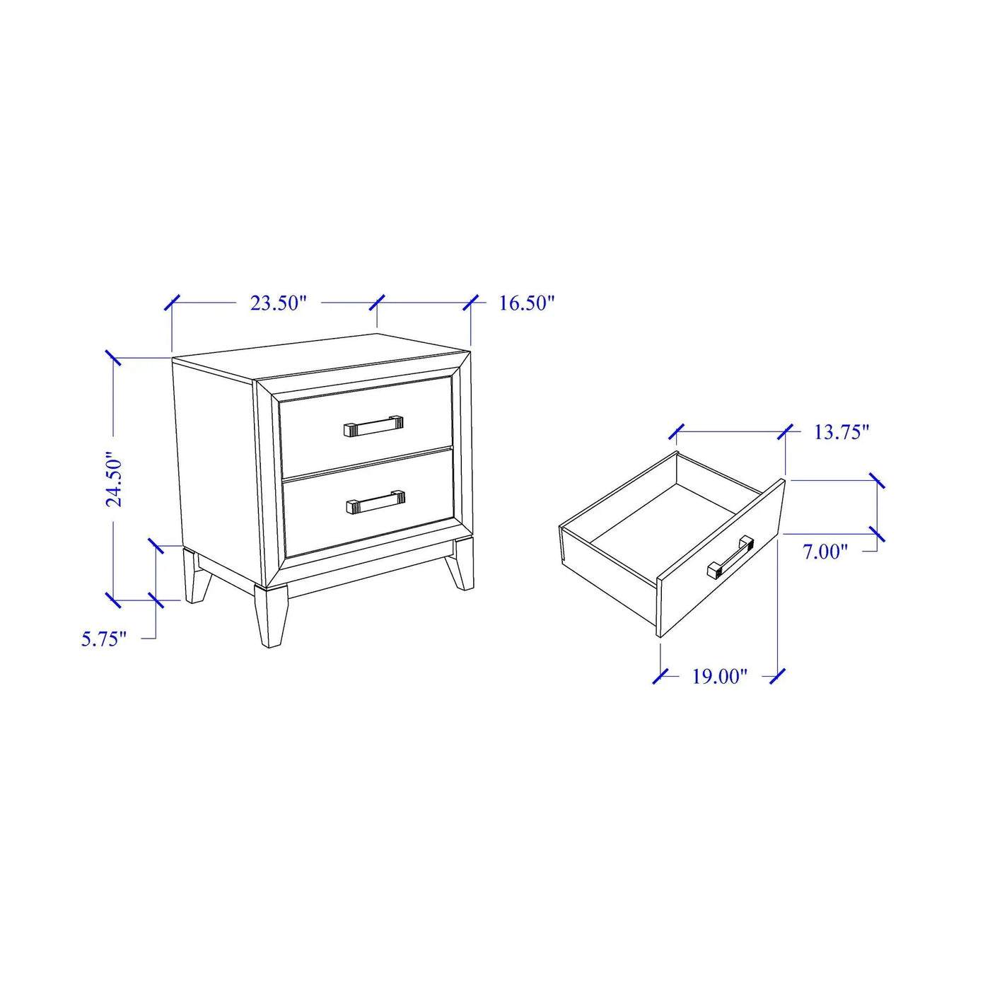 Mirage - 5 Piece Bedroom Set by HouseOfZazla