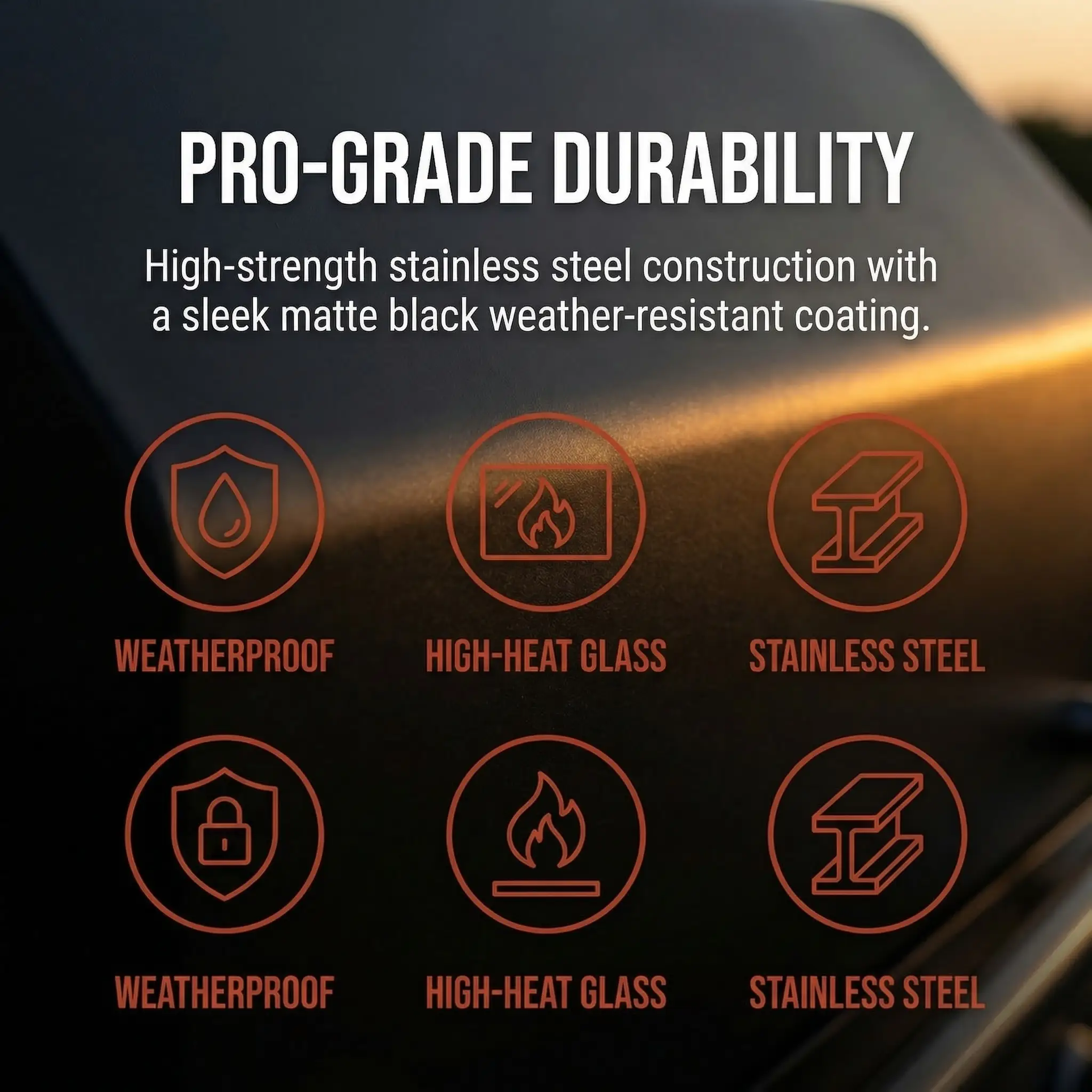 63" 6-Burner 85,000 BTU Black Outdoor Kitchen Island Grill + Marble Countertops by Chery Industrial
