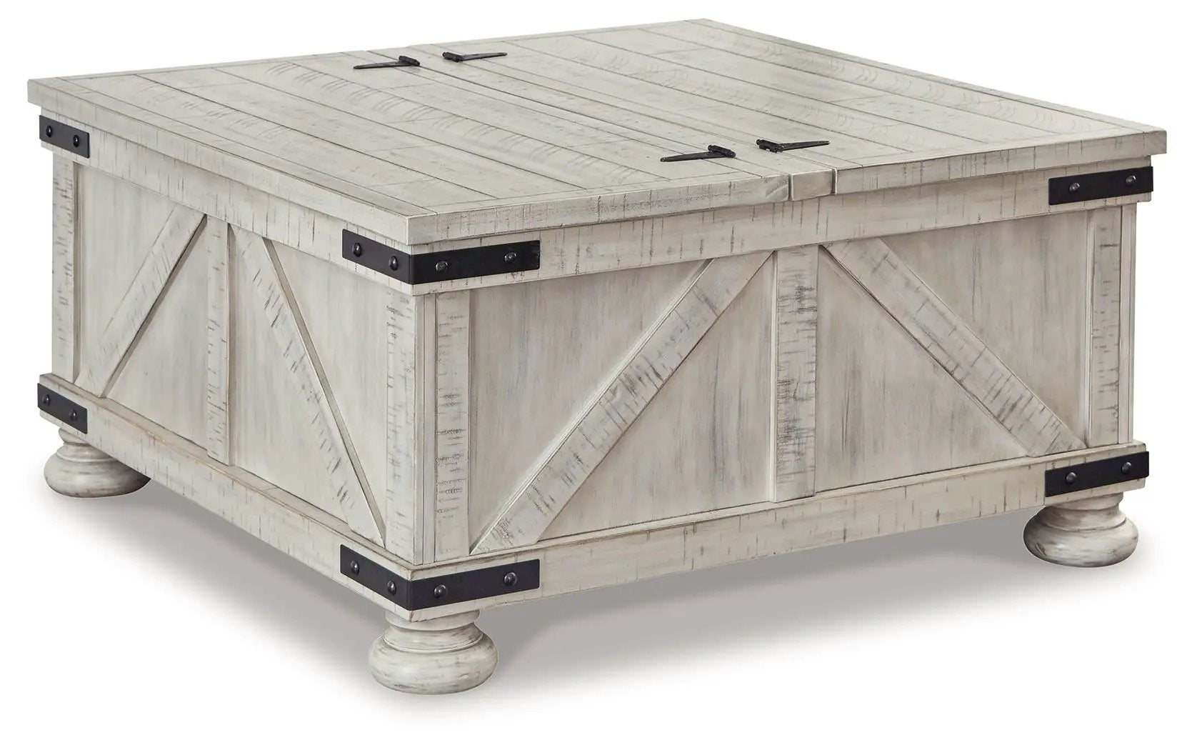 Carynhurst - Cocktail Table with Storage - Whitewash by Unique Piece Furniture