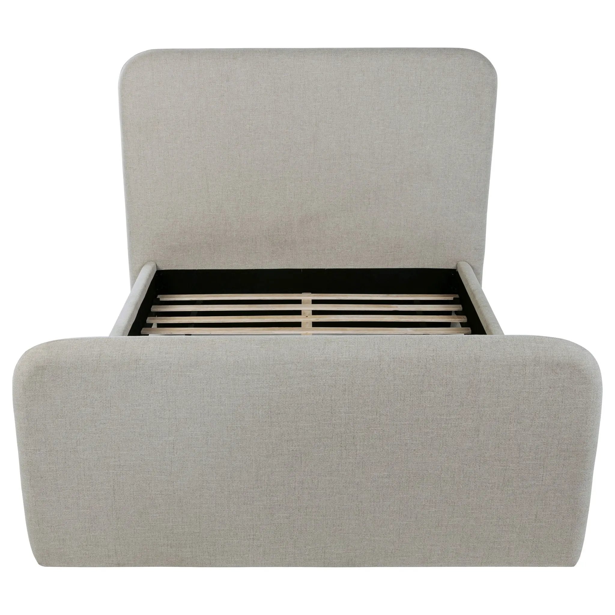 Wren Upholstered Queen Panel Bed Grey by Unique Piece Furniture