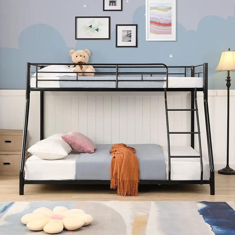 Twin Over Full Metal Bunk Bed - Black by HouseOfZazla