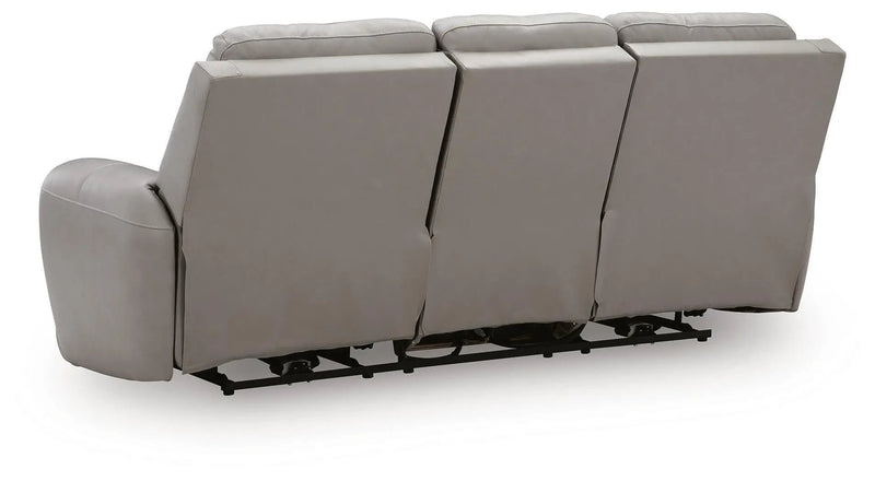 Real Moments - Power Reclining Sofa With Audio Seating - Ash by Unique Piece Furniture