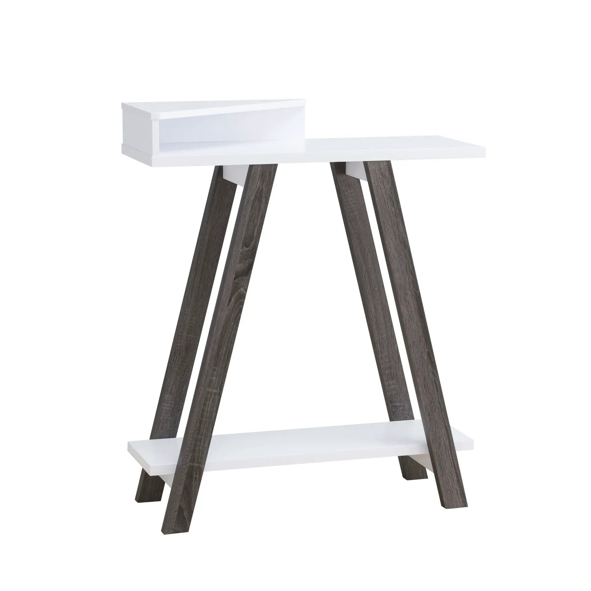 Contemporary Console Table With Two Shelves by HouseOfZazla