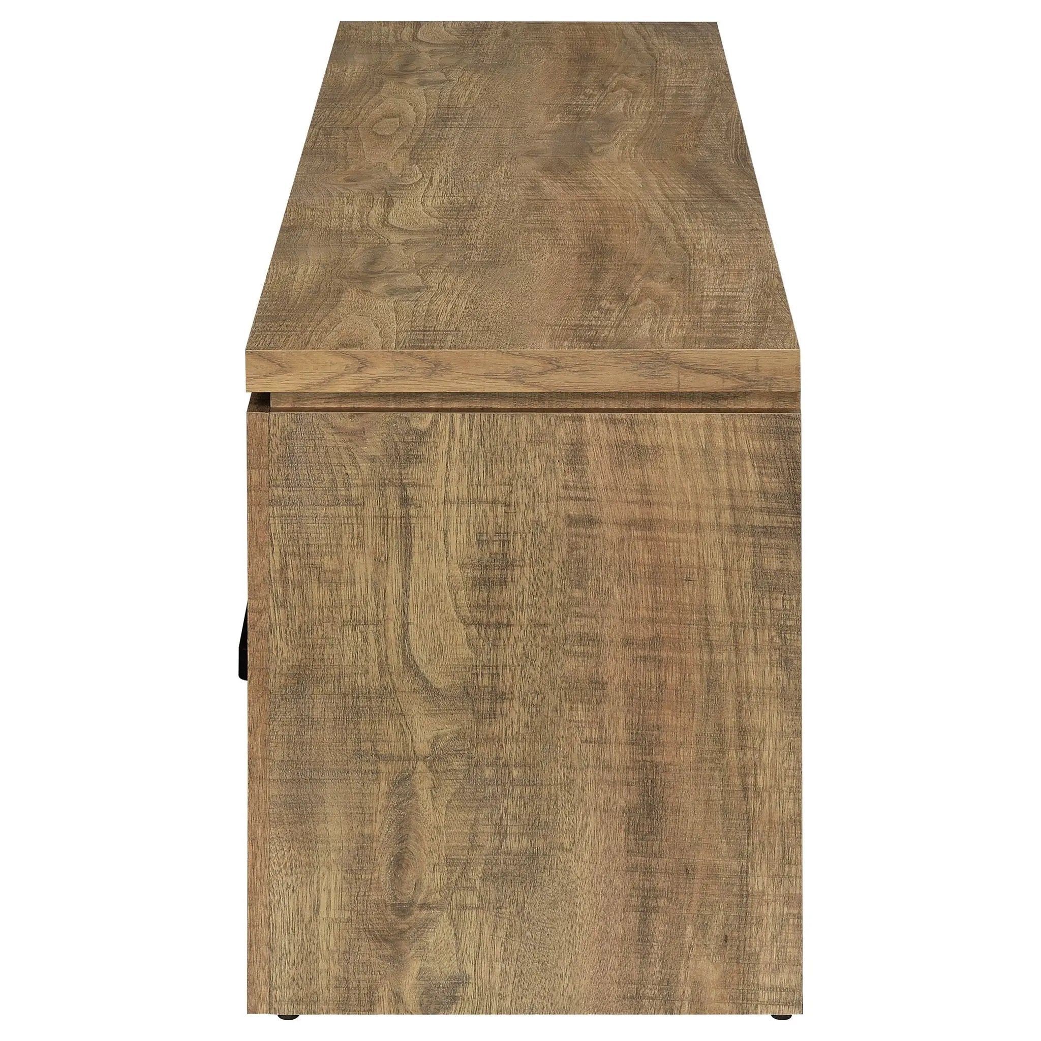 Elkton 2-drawer Engineered Wood 59-inch TV Stand Mango by Unique Piece Furniture
