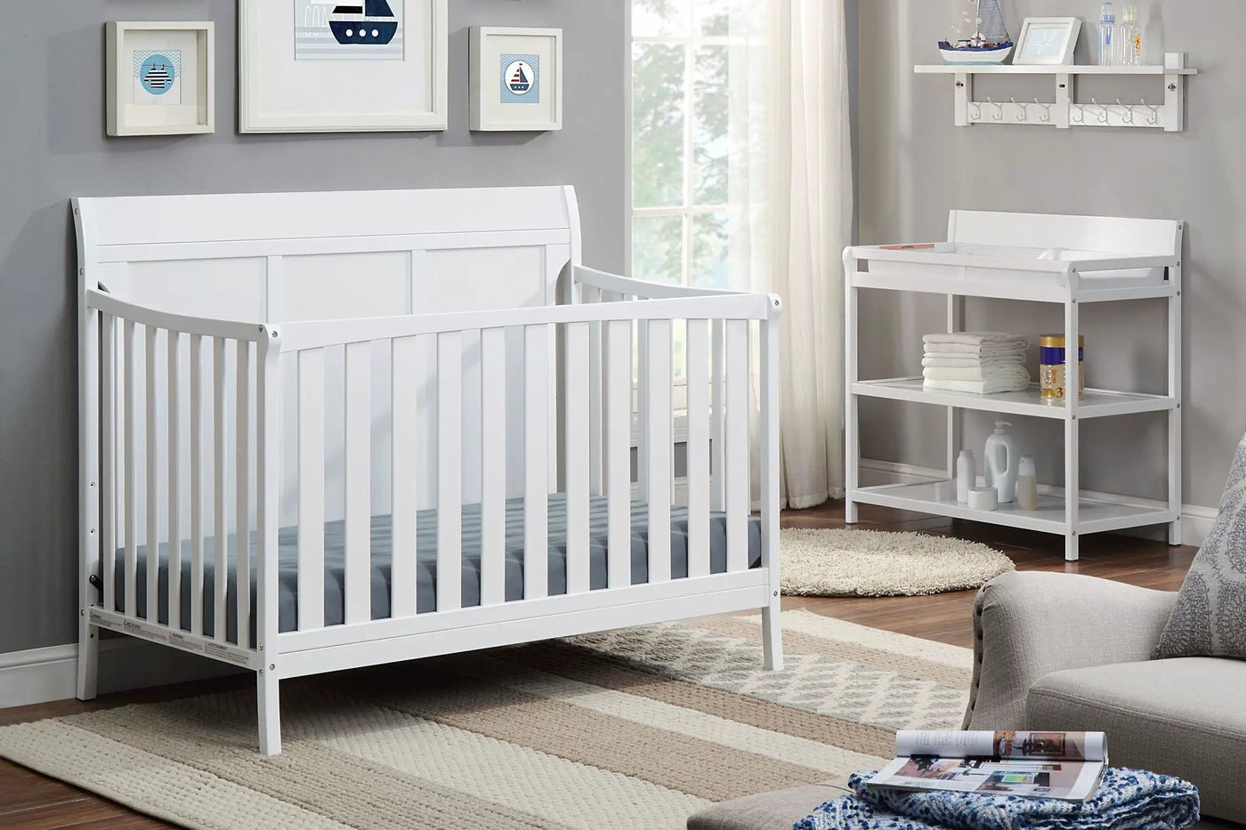 Shailee - 4-in-1 Convertible Crib by Unique Piece Furniture