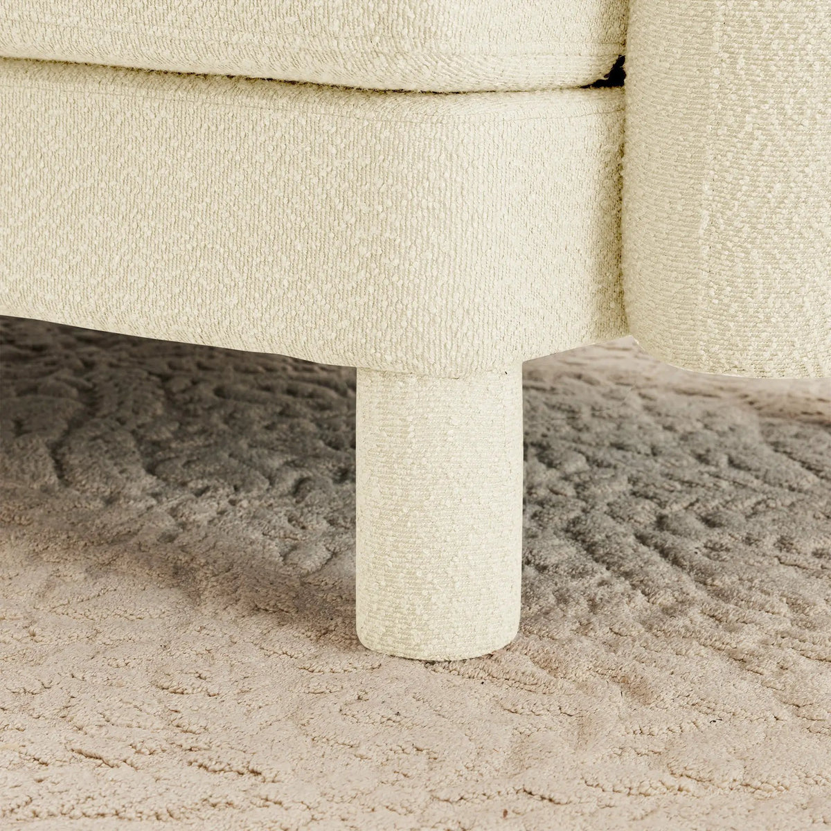 Polyester Beige Ottoman by HouseOfZazla