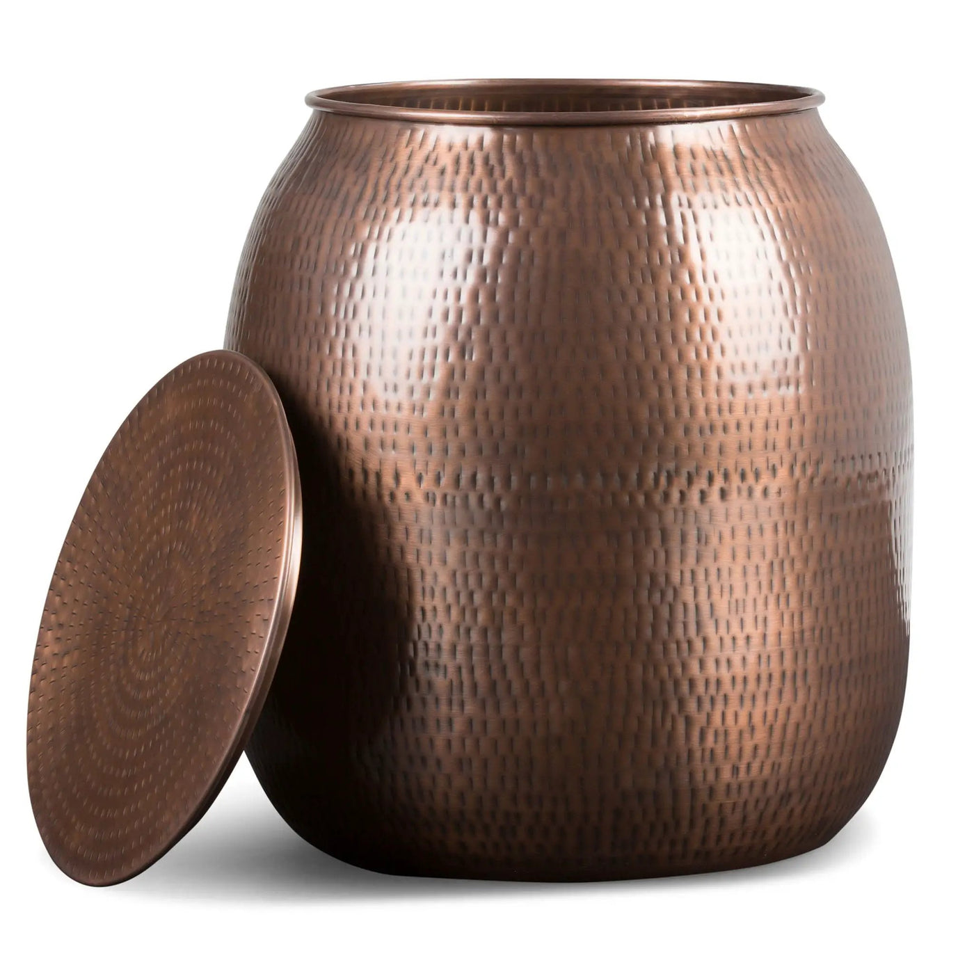 Griffen - Handcrafted Metal Storage Accent Table by HouseOfZazla