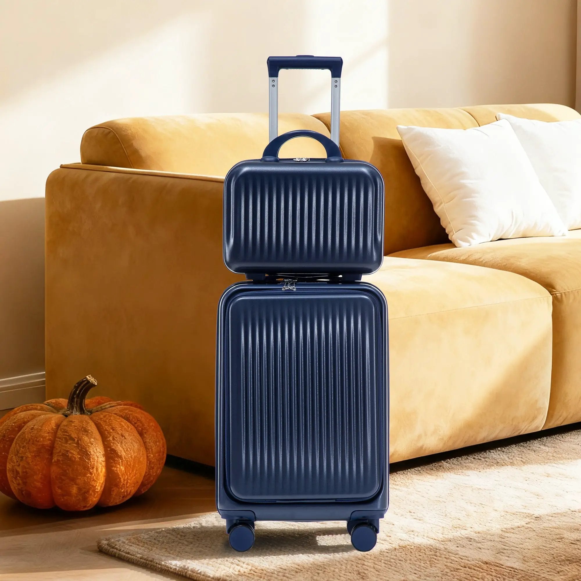 14'/20' 2-Piece ABS Spinner Wheel Luggage Set by HouseOfZazla