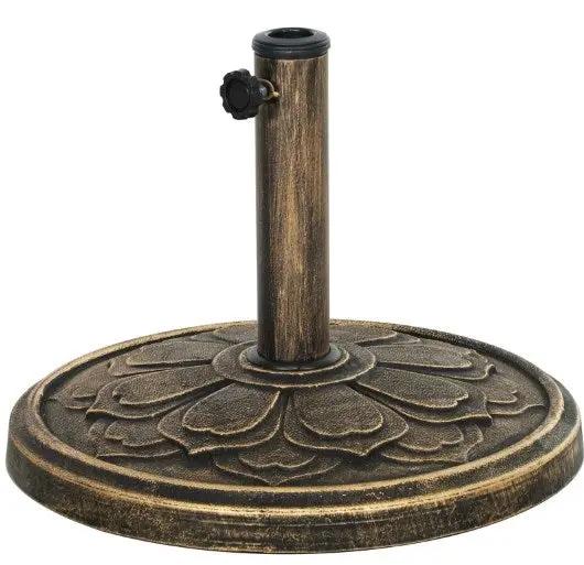 Umbrella Stand, Patio Umbrella Base, Resin Outdoor Umbrella Stand Base by HouseOfZazla