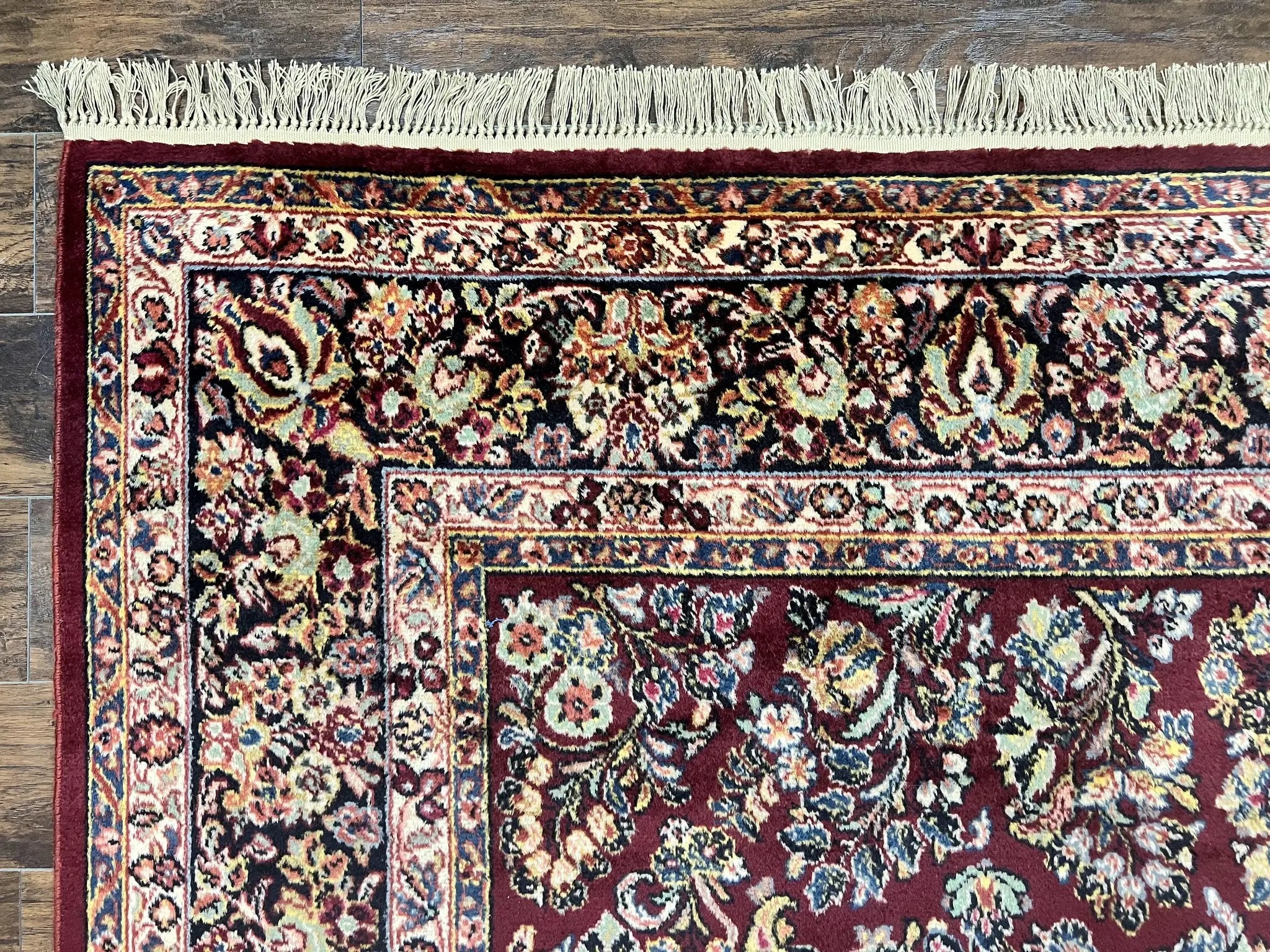 Karastan Rug 9x12 Red Sarouk #785, Wool Karastan Carpet, Discontinued Vintage, Original 700 Series, Karastan Area Rug by Jewel Rugs