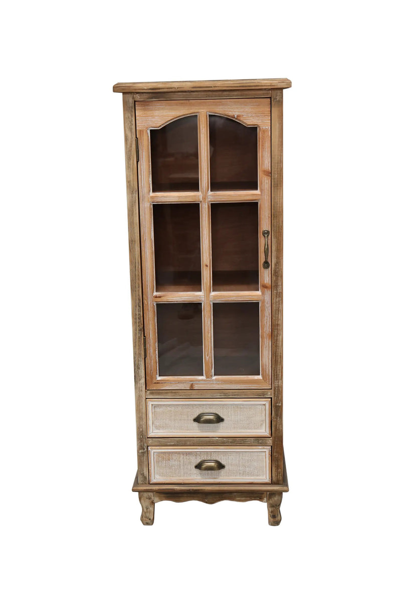 Rustic Wooden Storage Cabinet with Decorative Cutout Door by HouseOfZazla