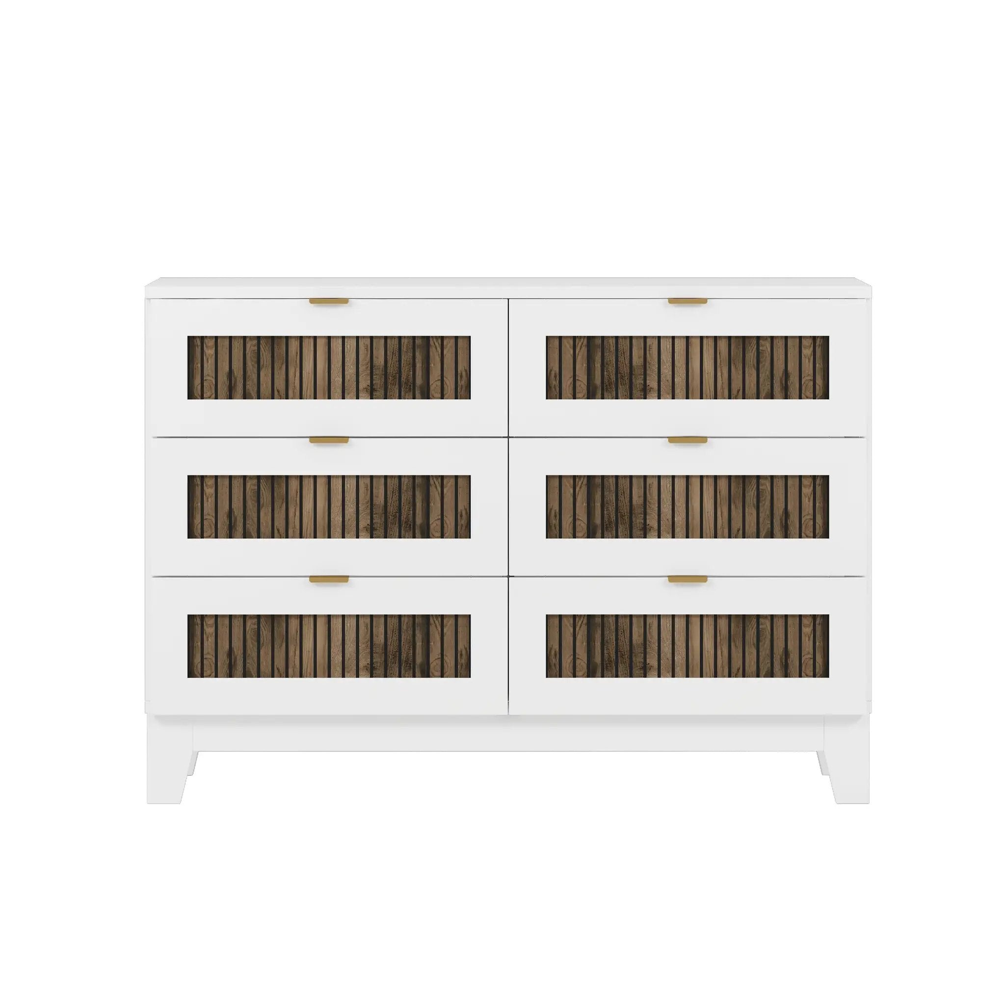 4-Pieces Bedroom Sets, Queen Size Farmhouse Platform Bed with Storage by HouseOfZazla