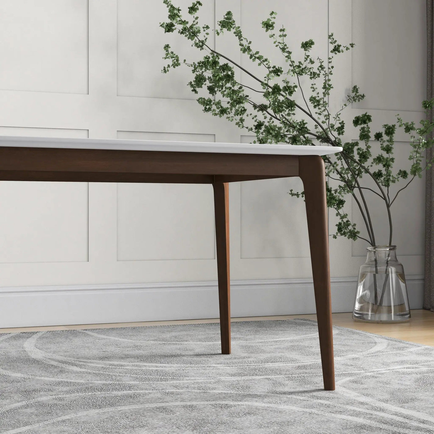 Levi - Modern Style Rectangular Dining Kitchen Table by HouseOfZazla