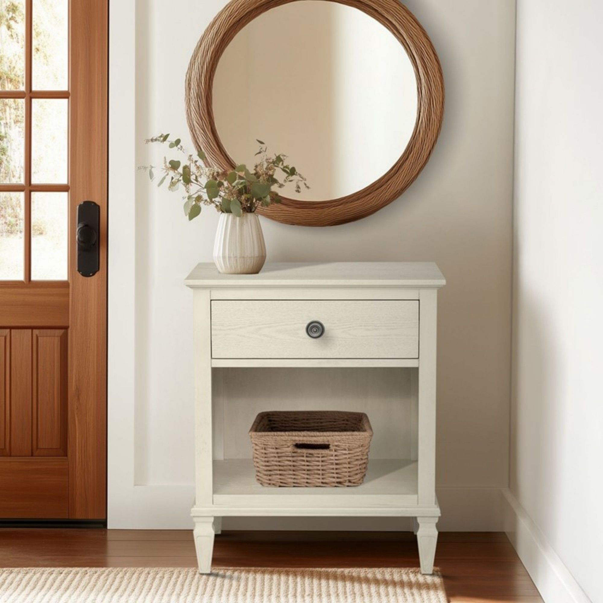 Victoria - Nightstand With Open Storage by HouseOfZazla