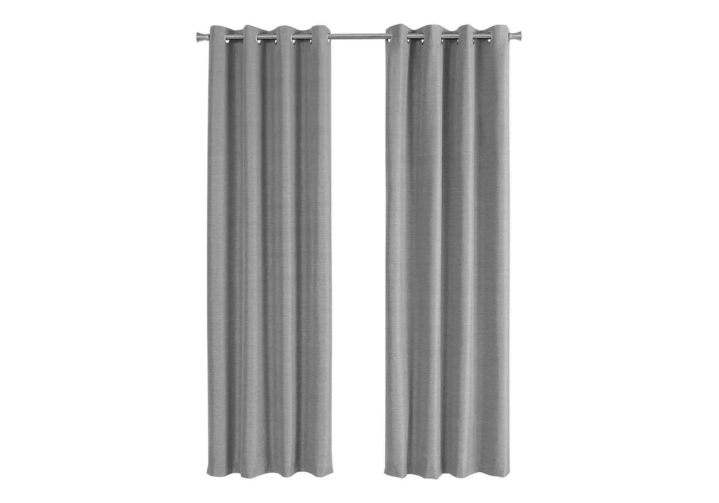 2 Pieces Set Room Darkening Curtain Panels with Grommet - Contemporary Style by HouseOfZazla
