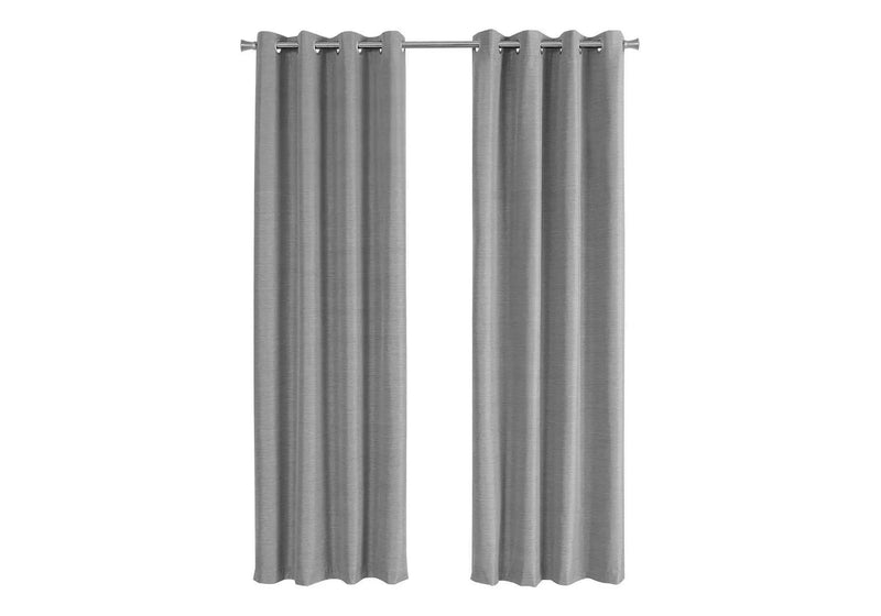 2 Pieces Set Room Darkening Curtain Panels with Grommet - Contemporary Style by HouseOfZazla