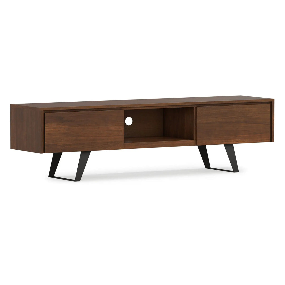 Lowry - Handcrafted TV Media Stand - Walnut, photo 4 of 7
