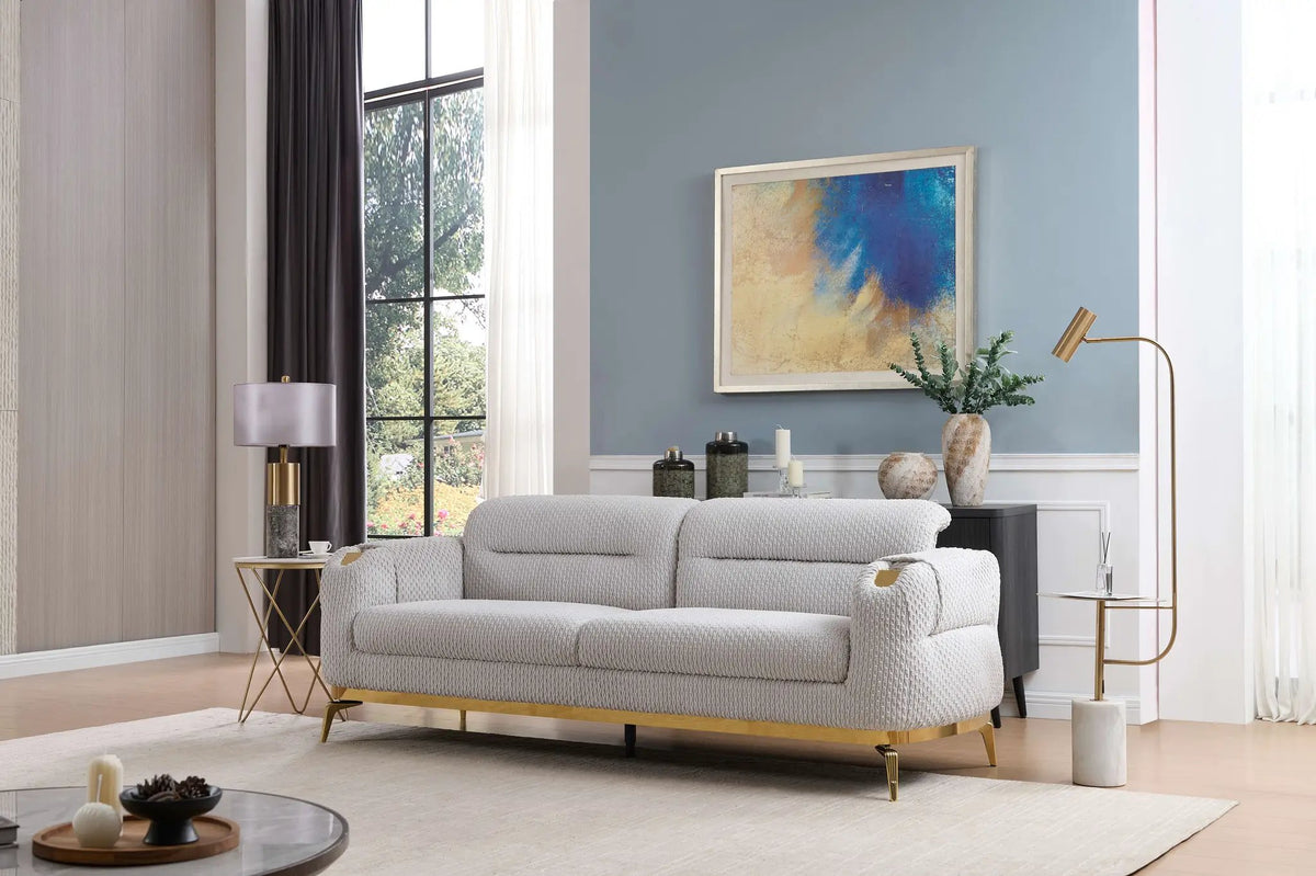 Zoe Modern Style 2PC Living Room Set by HouseOfZazla
