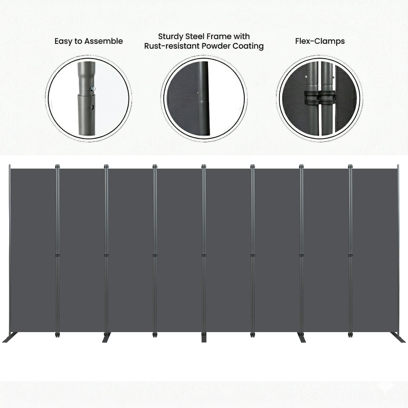 8-Panel Folding Privacy Screen, photo 7 of 7