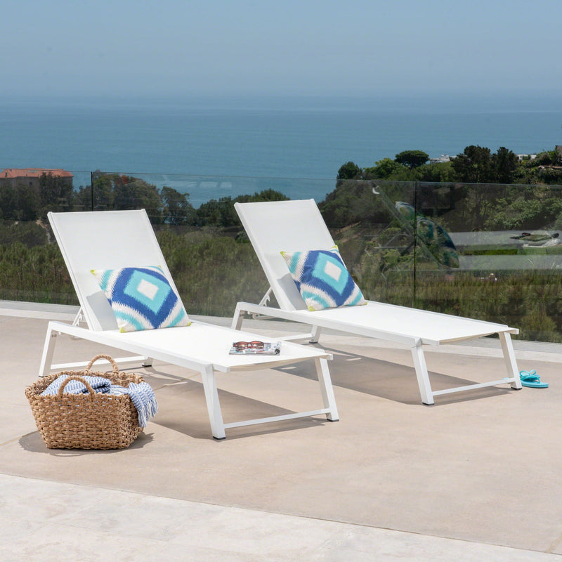Myers Modern Chaise Lounge Set With Adjustable Back by HouseOfZazla