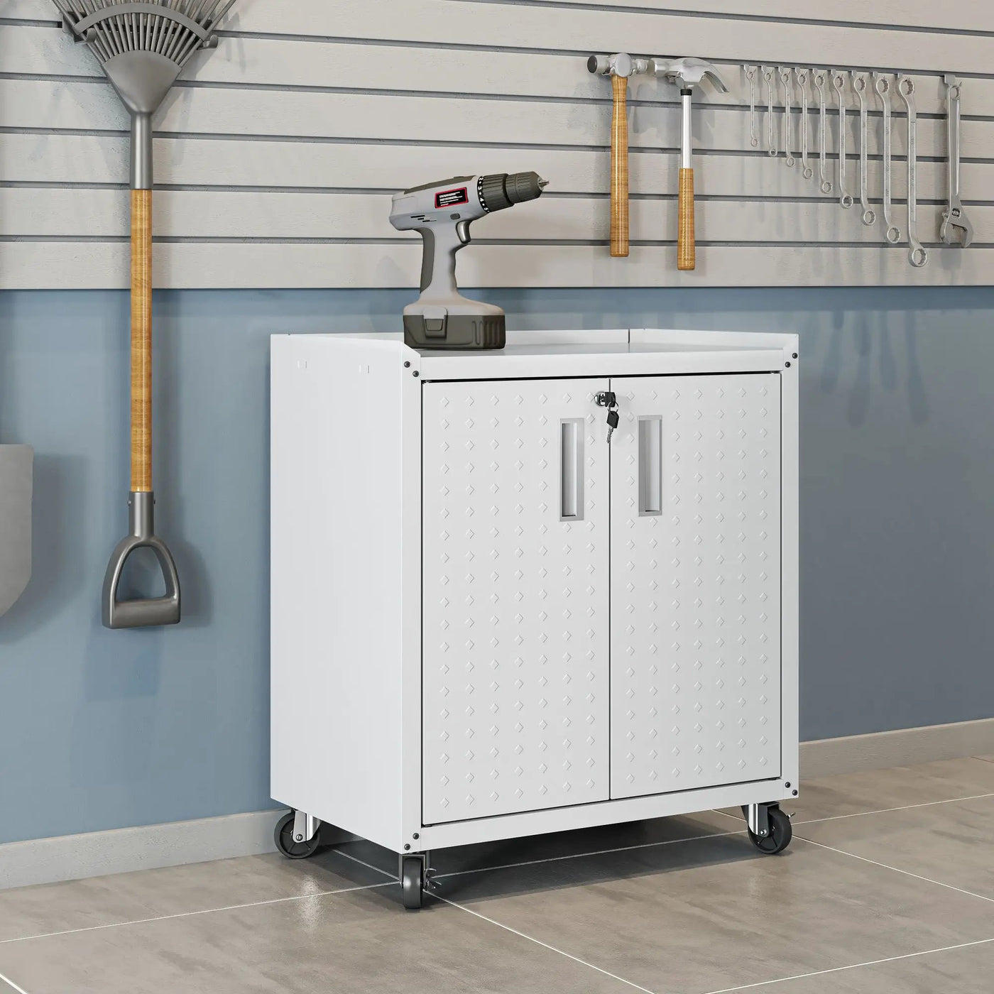 Fortress - Rolling Garage Cabinet by HouseOfZazla