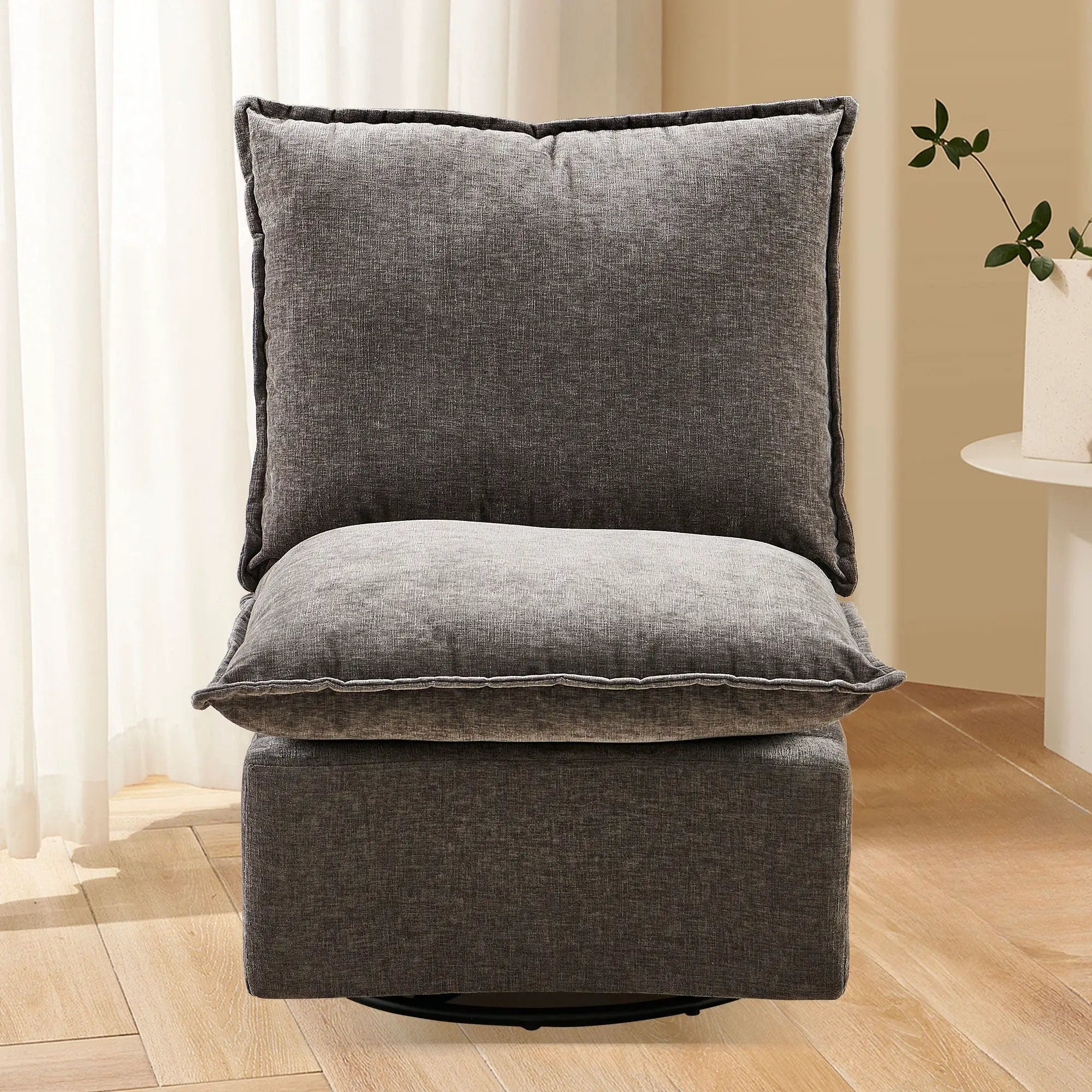 Detachable Single 360 Swivel Rocking Rocker, 360 Swivel Sofa Chair & Single Sofa Lounge, Comfortable Seating For Living Room & Bedroom Sofa 1 Piece by Unique Piece Furniture