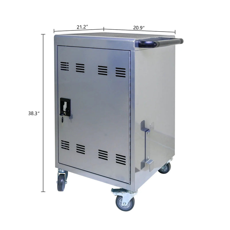 Mobile Charging Cart For Tablets Laptops 35, Device Capacity Matt Metal by HouseOfZazla