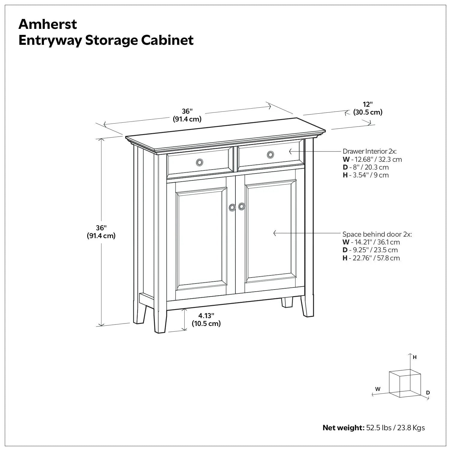 Amherst - Storage Cabinet by HouseOfZazla