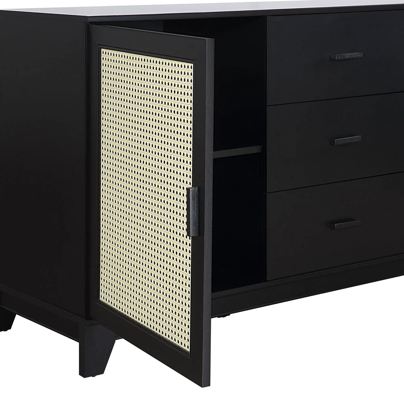 Sheridan - Modern Cane Design Sideboard by HouseOfZazla