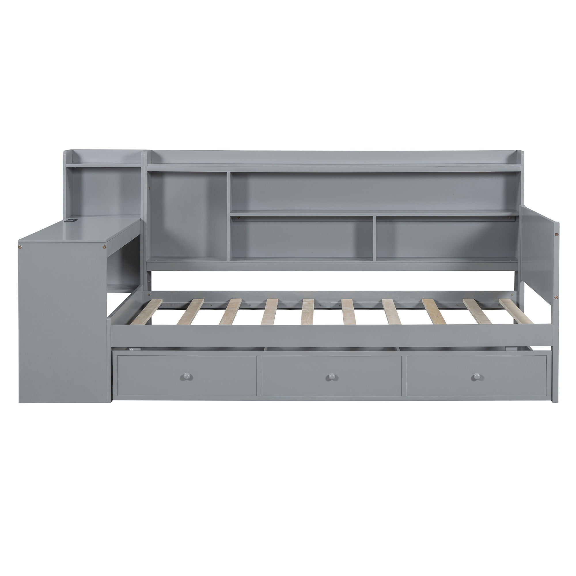 Daybed With 3 Drawers USB Ports And Desk by HouseOfZazla