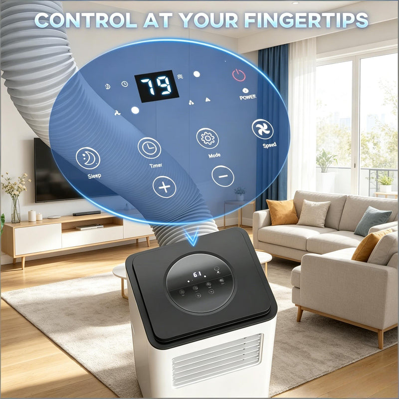 Portable Air Conditioner with Powerful Cooling and Multiple Modes by HouseOfZazla