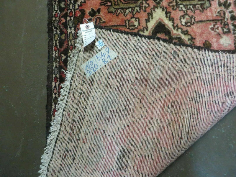 Persian Runner Rug 3.8 x 10, Red, Vintage by Jewel Rugs
